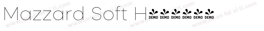 Mazzard Soft H字体转换